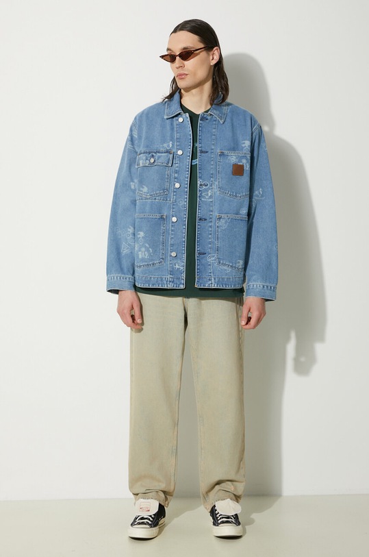 Carhartt WIP denim jacket Stamp Jacket I033743.2LN35 blue AW24