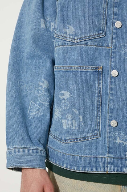 Carhartt WIP geacă din denim Stamp Jacket I033743.2LN35
