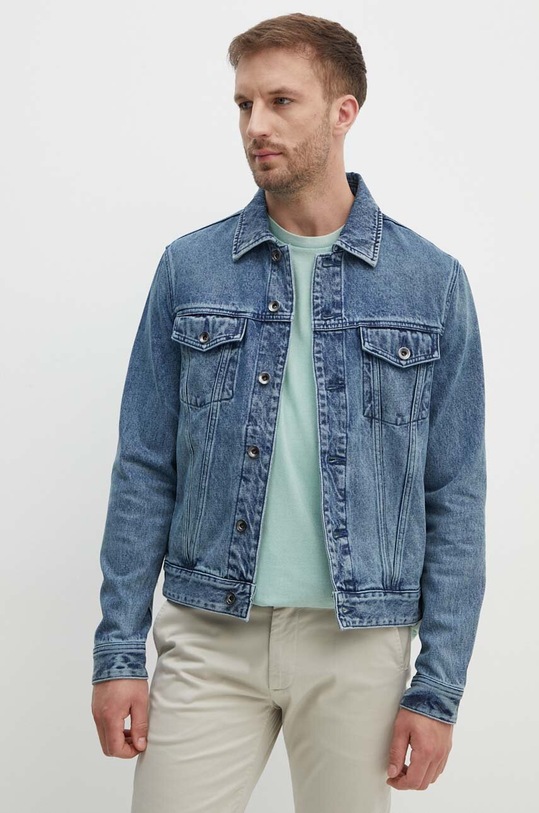 Džínová bunda Michael Kors modrá CR4206KFAU