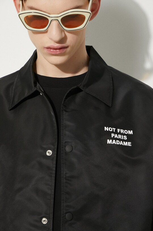 Куртка-сорочка Drôle de Monsieur La Veste Slogan PERM.JT183.PA014.BL