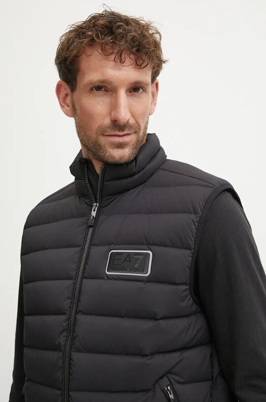 EA7 Emporio Armani bezrękawnik puchowy czarny PNHAZ.6DPQ02.1200