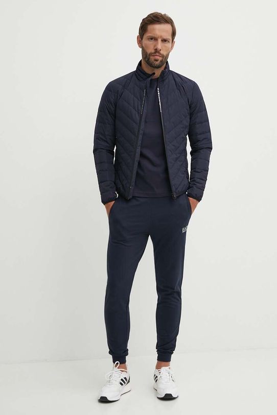 EA7 Emporio Armani kurtka puchowa PNE1Z.8NPB13.1562 granatowy AW24