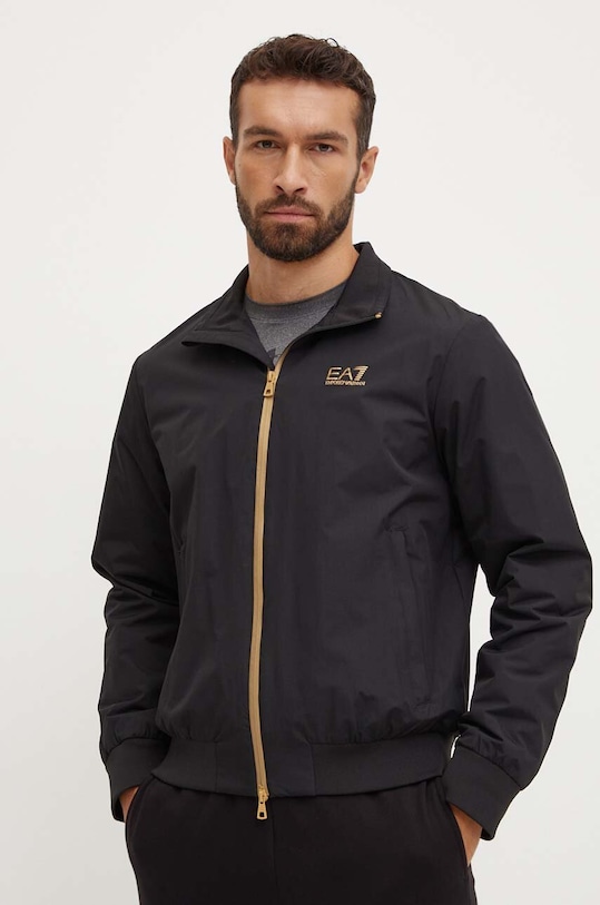 EA7 Emporio Armani kurtka bez kaptura czarny PNFZZ.8NPB20.0208