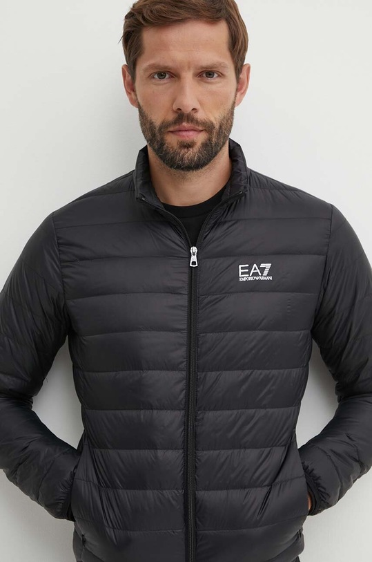 EA7 Emporio Armani kurtka puchowa czarny PNGPZ.8NPB23.1200