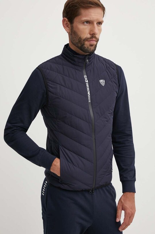 Пуховая безрукавка EA7 Emporio Armani тёмно-синий PNE1Z.8NPQ02.1562