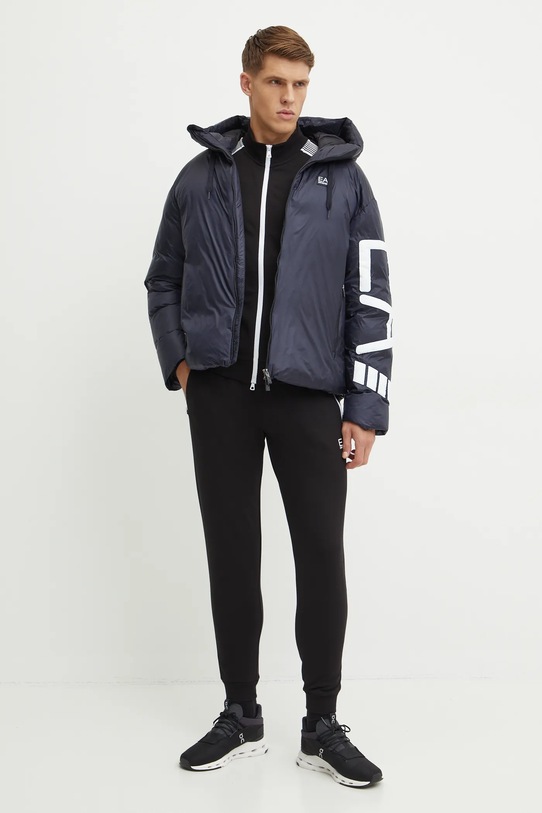 EA7 Emporio Armani rövid kabát PNGAZ.6DPB19.1562 sötétkék AW24