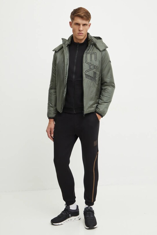 EA7 Emporio Armani rövid kabát PNGAZ.6DPB22.1846 zöld AW24