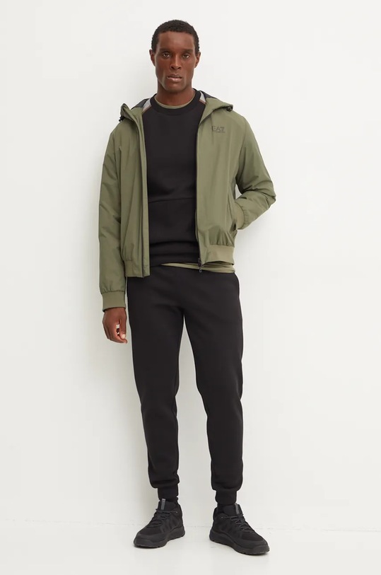 EA7 Emporio Armani geaca cu captuseala verde PNFZZ.8NPB21.1846