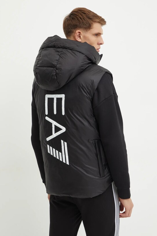 Двусторонняя безрукавка EA7 Emporio Armani чёрный PNGAZ.6DPQ03.1200
