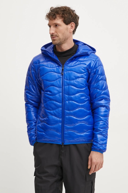 Športová bunda EA7 Emporio Armani jemné zateplenie modrá PNHTZ.6DPB47.1597