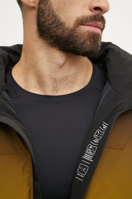 EA7 Emporio Armani geacă de schi din puf PNCJZ.6DPG10.2607 galben