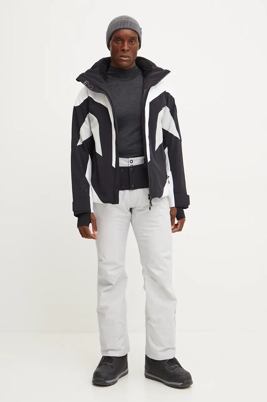 Лыжная куртка EA7 Emporio Armani Cortina Colorblock Toray PN44Z.6DPG11.1200 белый AW24