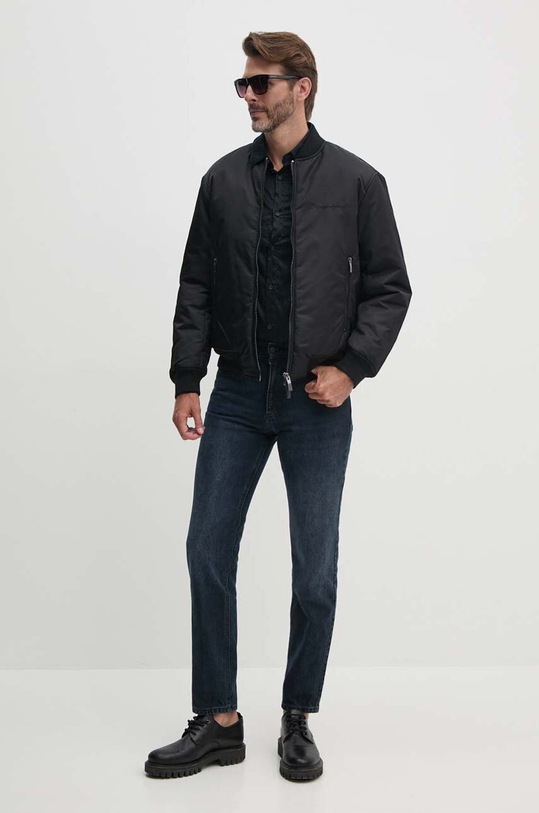 Яке бомбър Armani Exchange 6DZB01.ZN4WZ черен AW24
