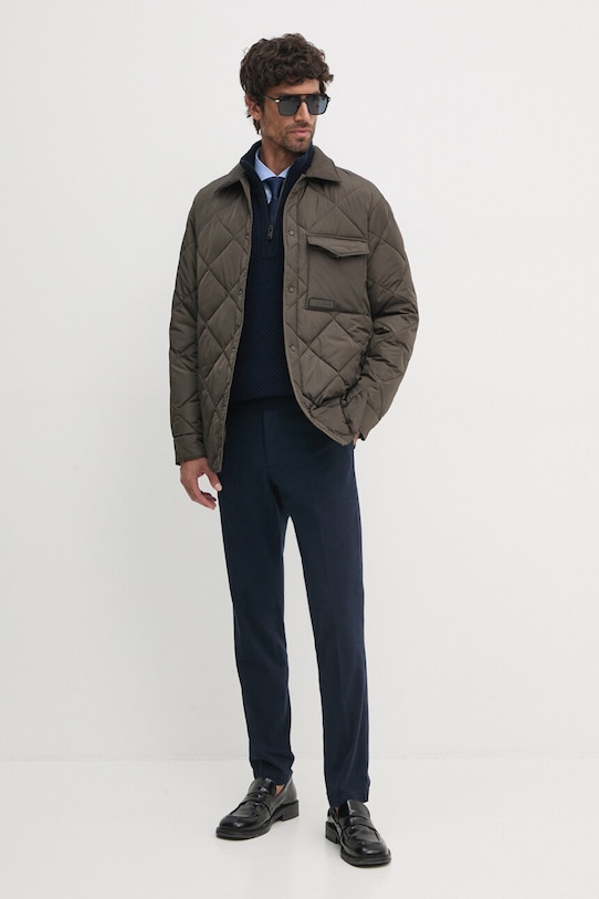 Bunda Armani Exchange jemné zateplenie zelená 6DZB04.ZN4XZ