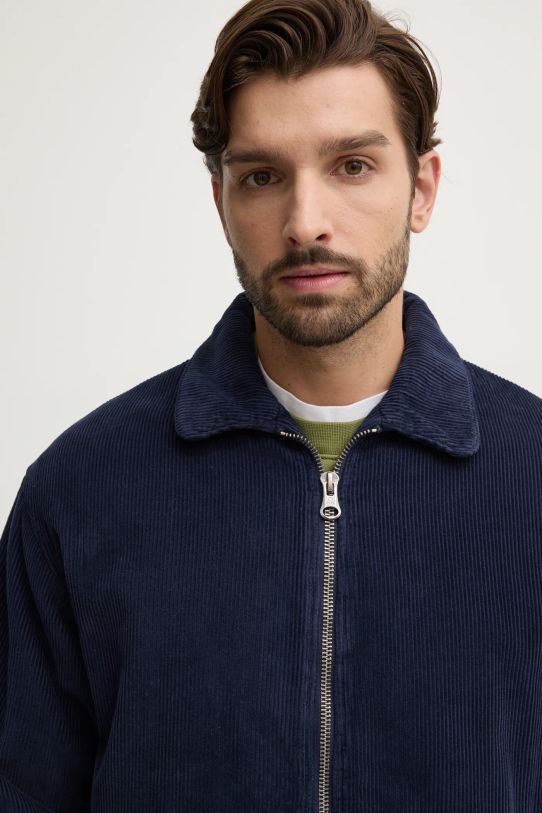 United Colors of Benetton geaca din velur 2H1KUN05P bleumarin