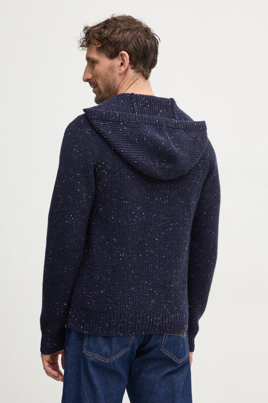 Îmbrăcăminte United Colors of Benetton cardigan din lana 1KBAU5013 bleumarin