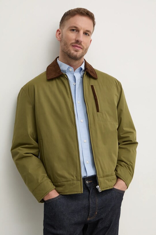 Куртка United Colors of Benetton с подкладкой зелёный 26UWUN05T
