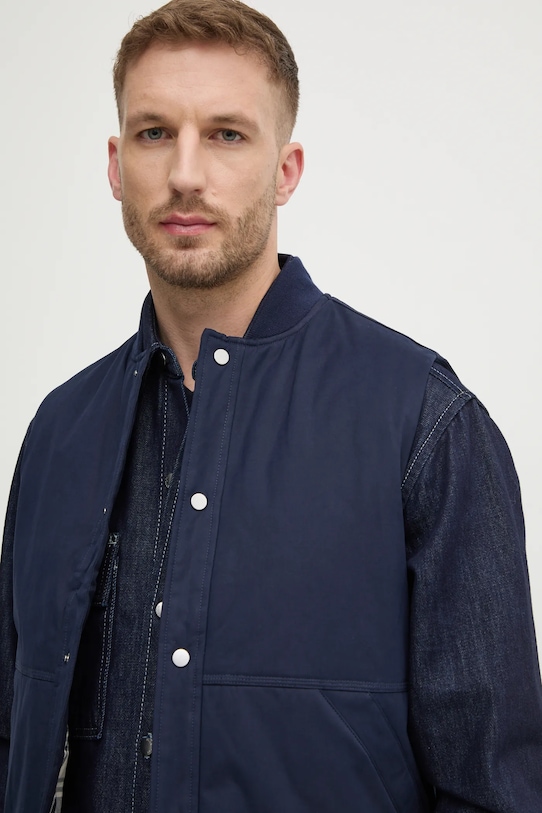 United Colors of Benetton bezrękawnik granatowy 26UWUJ00L