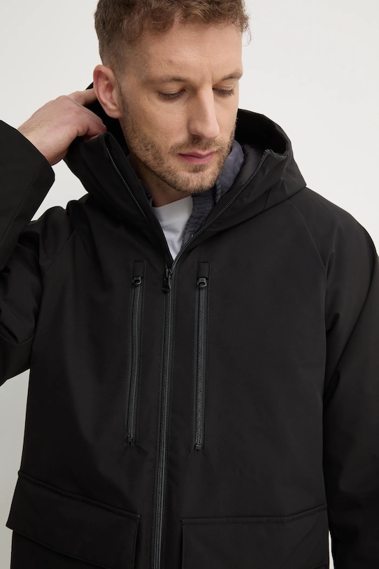 Bunda United Colors of Benetton čierna 275PUN062