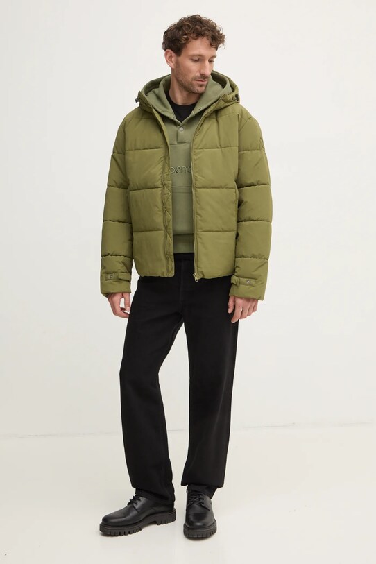 United Colors of Benetton geaca 2IARUN05O verde NC24