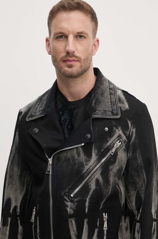 Versace Jeans Couture ramoneska jeansowa 77GAS46B.DW081F02 czarny