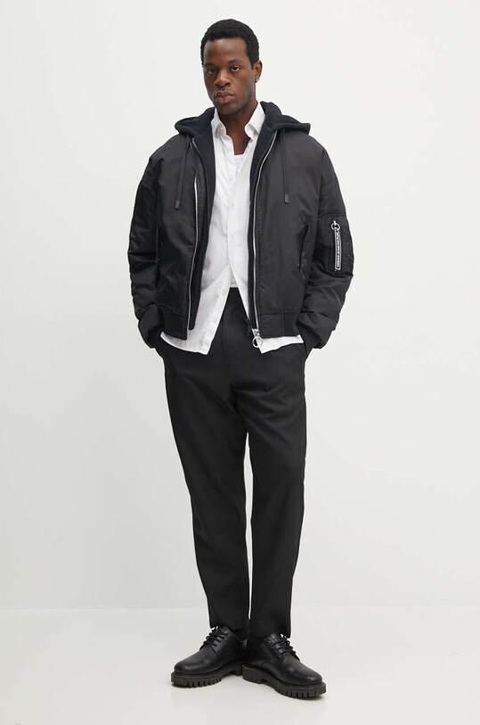 Versace Jeans Couture geaca 77GAU401.CQD46 negru AW24