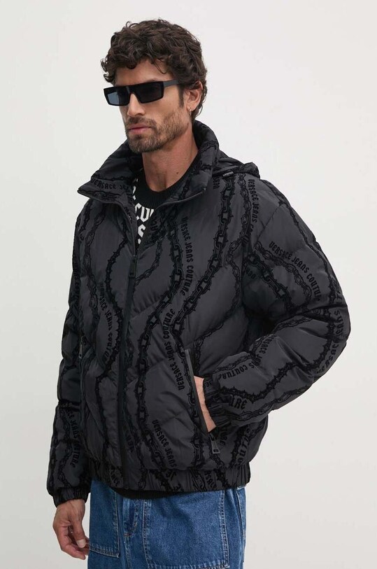 Péřová bunda Versace Jeans Couture černá 77GAUD04.CQD59