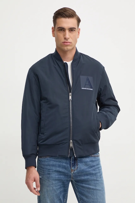 Armani Exchange geaca bomber bleumarin 6DZB20.ZN5MZ