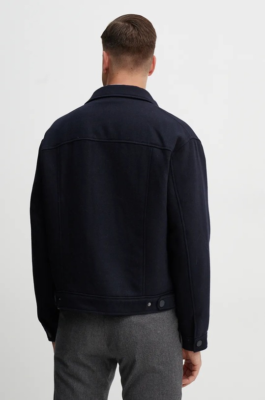 Îmbrăcăminte Armani Exchange geaca de lana 6DZB30.ZN5OZ bleumarin