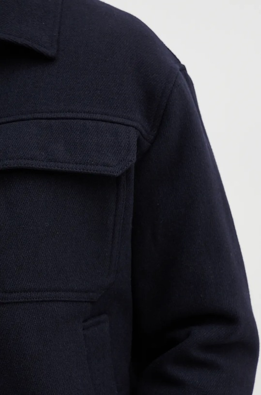 Armani Exchange geaca de lana 6DZB30.ZN5OZ bleumarin