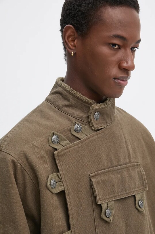 Хлопковая куртка The Kooples зелёный HBLO29005K