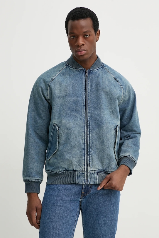 Levi's geaca bomber cu captuseala albastru A4418