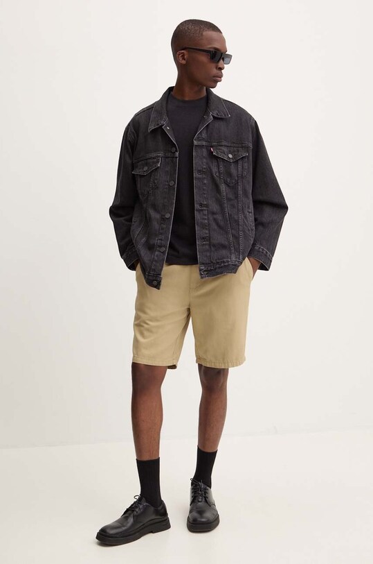 Levi's kurtka jeansowa A5782 czarny SS25