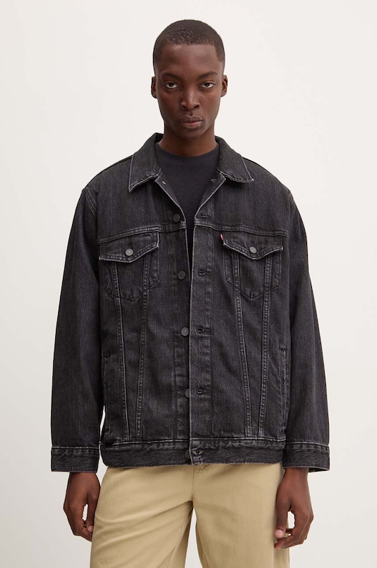 Levi's kurtka jeansowa czarny A5782