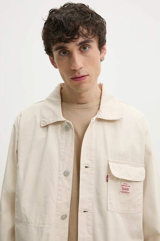 Rifľová bunda Levi's béžová A0744