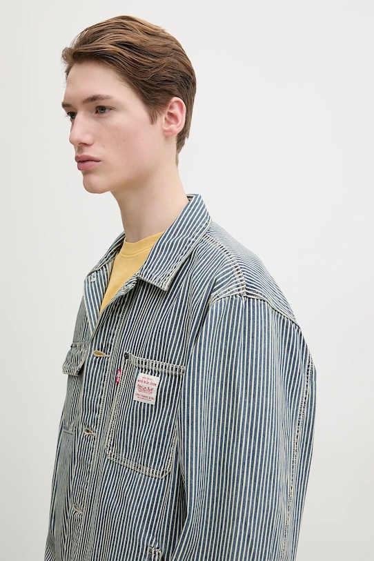 Levi's kurtka bawełniana A4820 niebieski