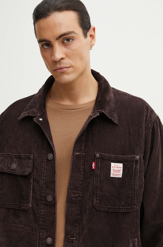 Levi's kurtka bawełniana A4820 brązowy