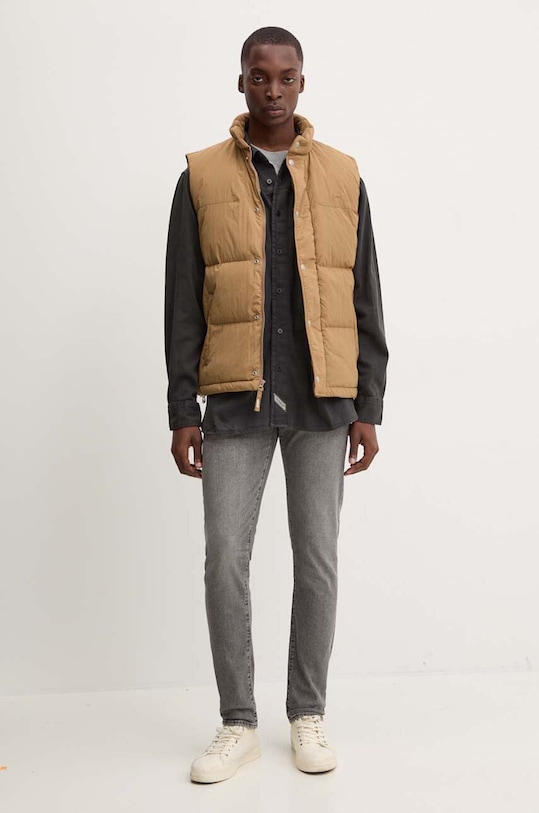 Levi's gilet in piuma A8556 beige AA00