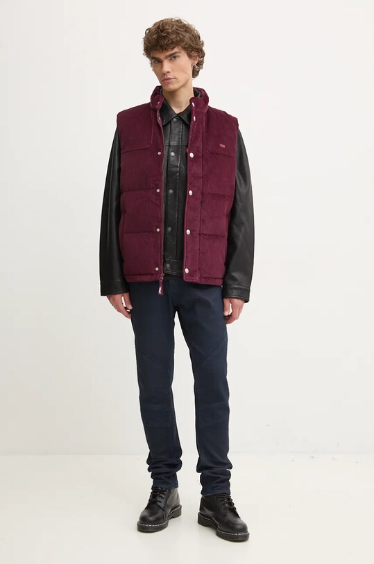 Levi's vesta de puf A8556 burgundia AW24
