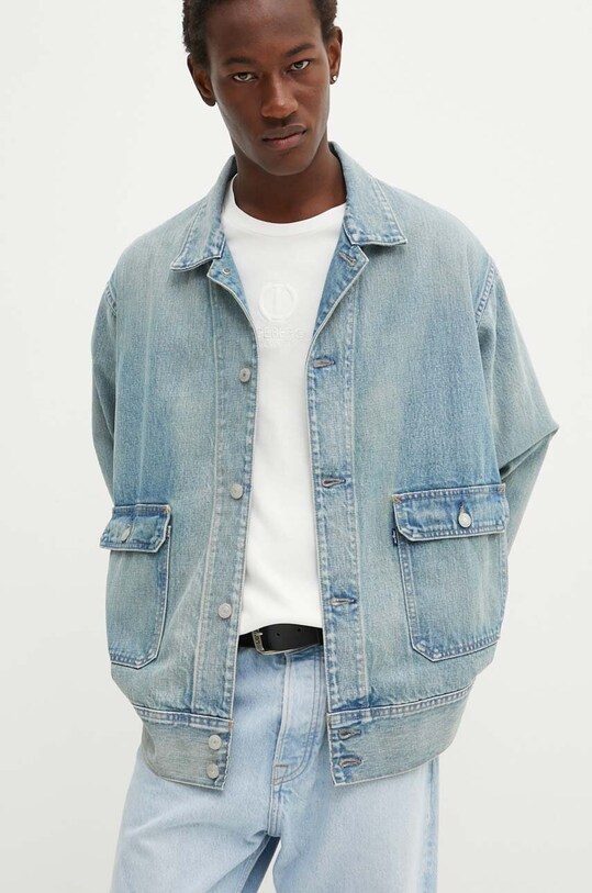 Rifľová bunda Levi's modrá A7150