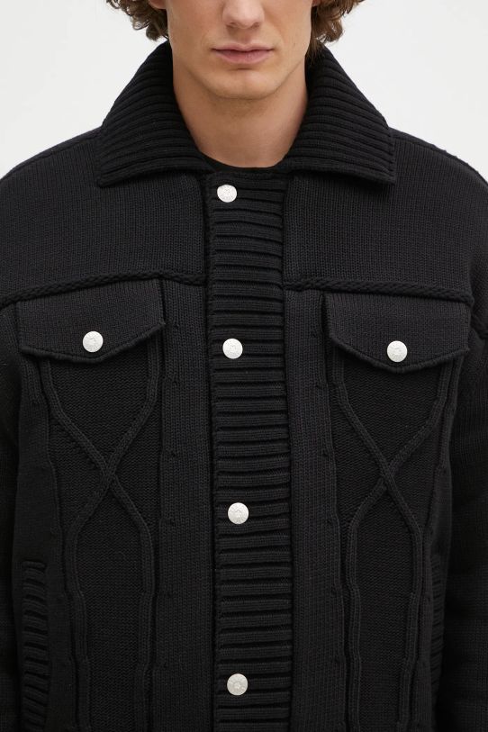 Kenzo jacket Knitted Down Jacket black FE65OU1419NC.99