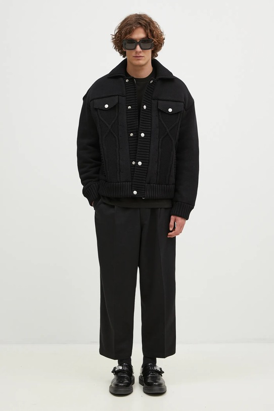 Kenzo kurtka Knitted Down Jacket FE65OU1419NC.99