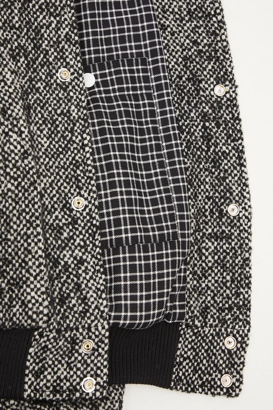 Куртка-бомбер с примесью шерсти Kenzo Wool Varsity Jacket FE65BL1489OX.99