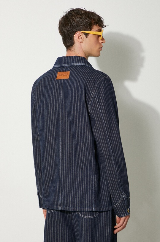 Kenzo denim jacket Relaxed Workwear Jacket FE65DV1126F1.DM navy AW24