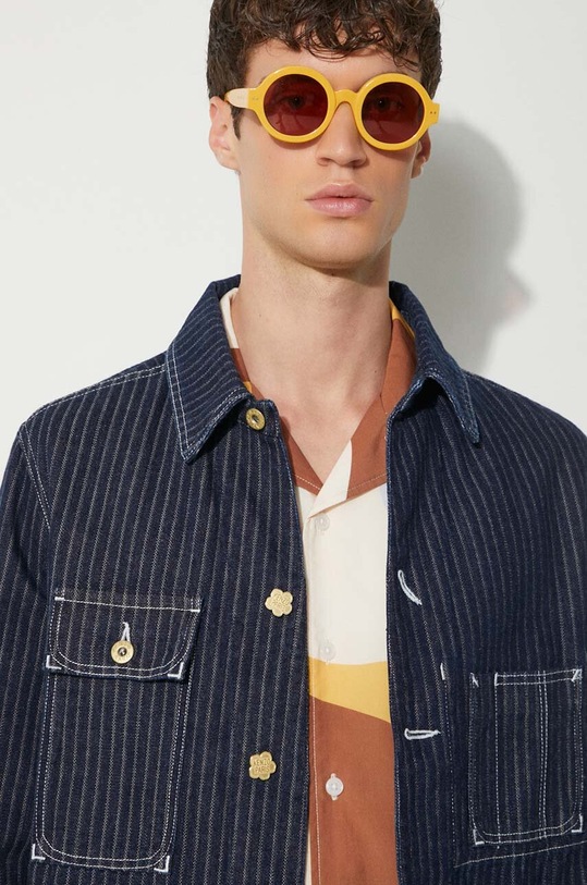 Kenzo denim jacket Relaxed Workwear Jacket navy FE65DV1126F1.DM