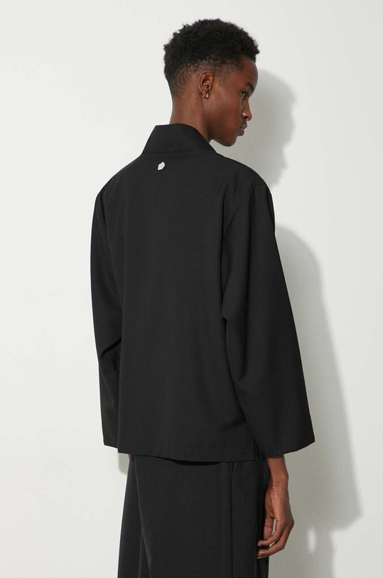 Îmbrăcăminte Kenzo geaca de lana Kimono Jacket FE65VE1409RE.99 negru