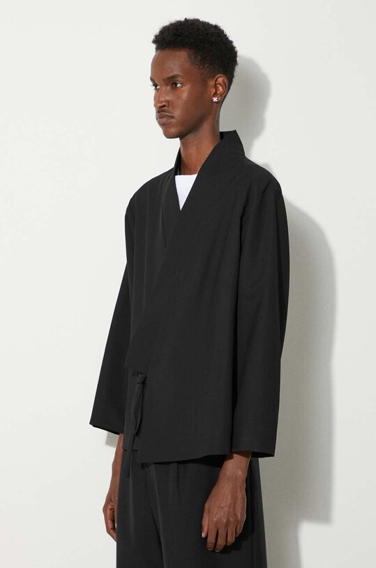 Kenzo wool blazer Kimono Jacket black FE65VE1409RE.99