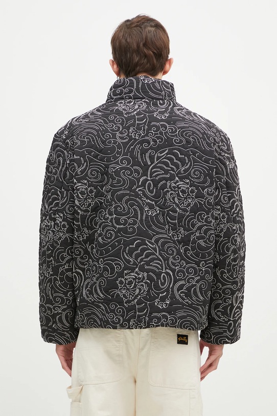 Kenzo geacă Star Tiger Down Jacket FE65OU1439NN.99 negru AW24