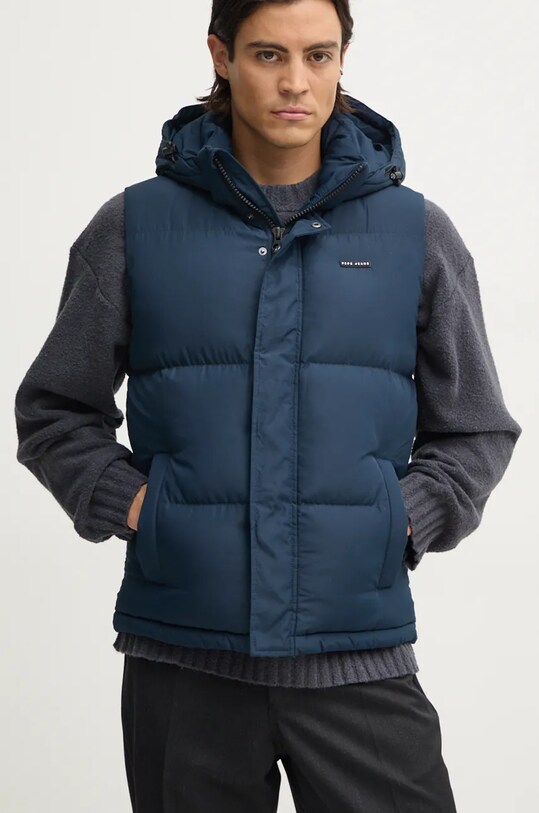 Pepe Jeans vesta TEDDY bleumarin PM403015