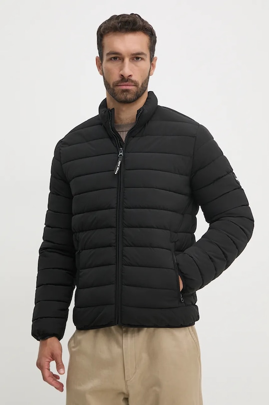 Pepe Jeans kurtka TOMI bez kaptura czarny PM403027